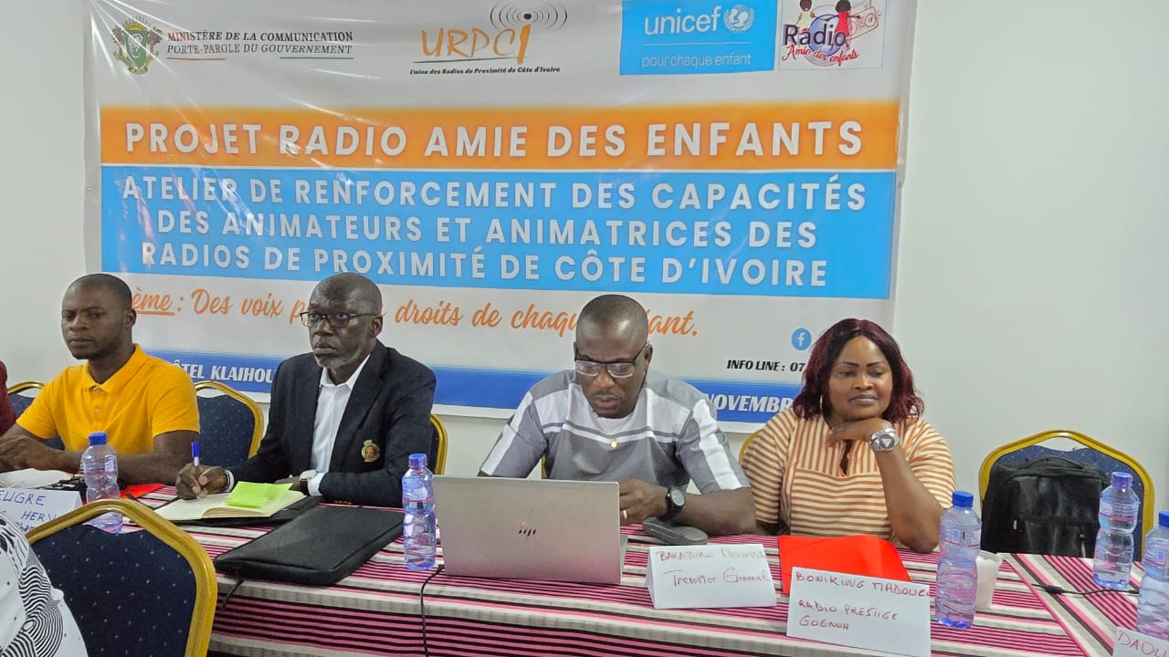URPCI et UNICEF renforcent les capacités des radios pour la promotion des droits de l’enfant