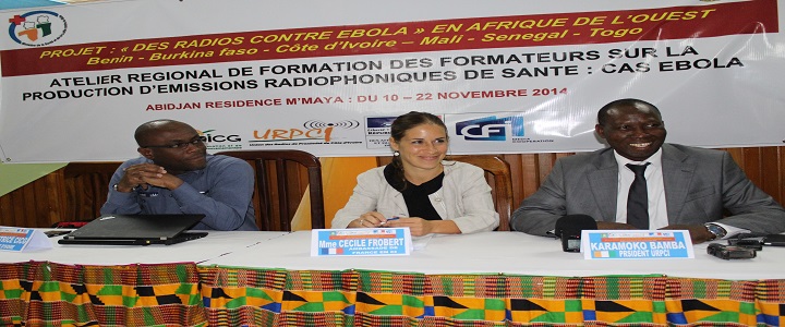 ATELIER DE FORMATION DES FORMATEURS DES RADIOS DE L’AFRIQUE DE L’OUEST