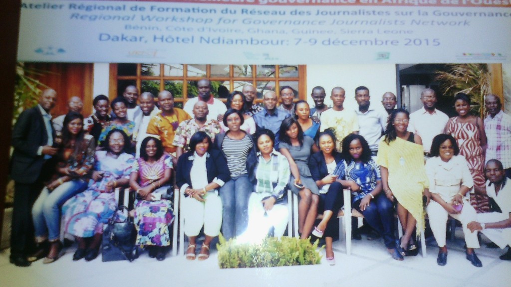 FORMATION REGIONALE : les journalistes formés sur la notion de gouvern